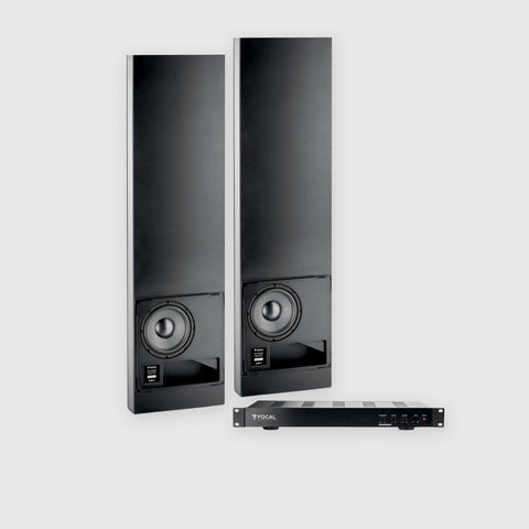 Focal Pack 2 100 IW SUB8 + 100 IW SUB8 Amplifier